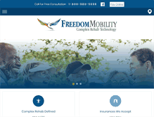 Tablet Screenshot of freedomhme.com
